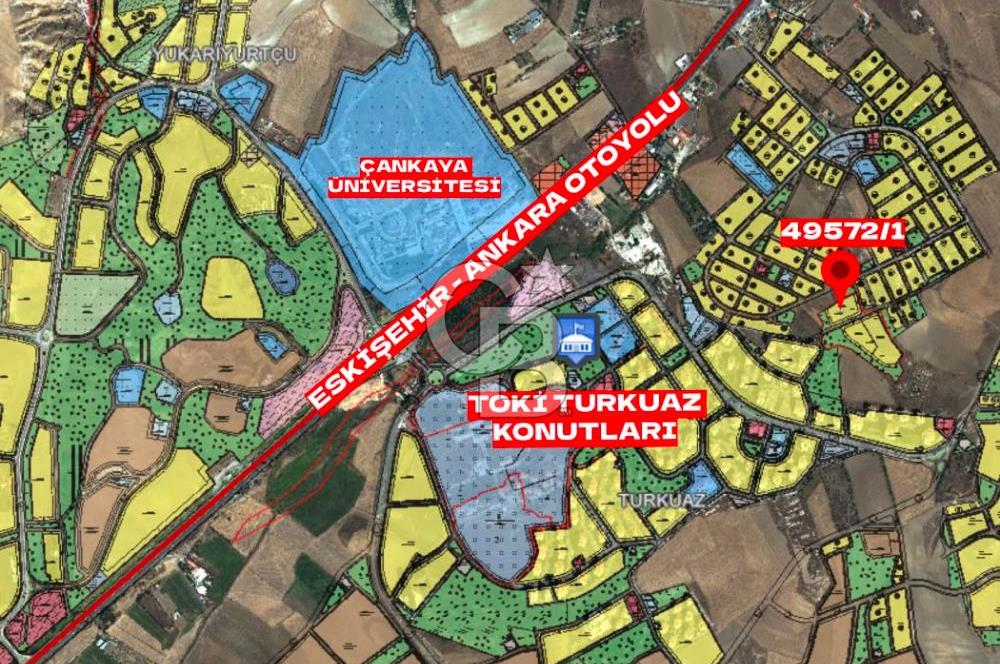 TURKUAZ TOKİLERE KOMŞU DAİRE GETİRİLİ ARSA HİSSESİ