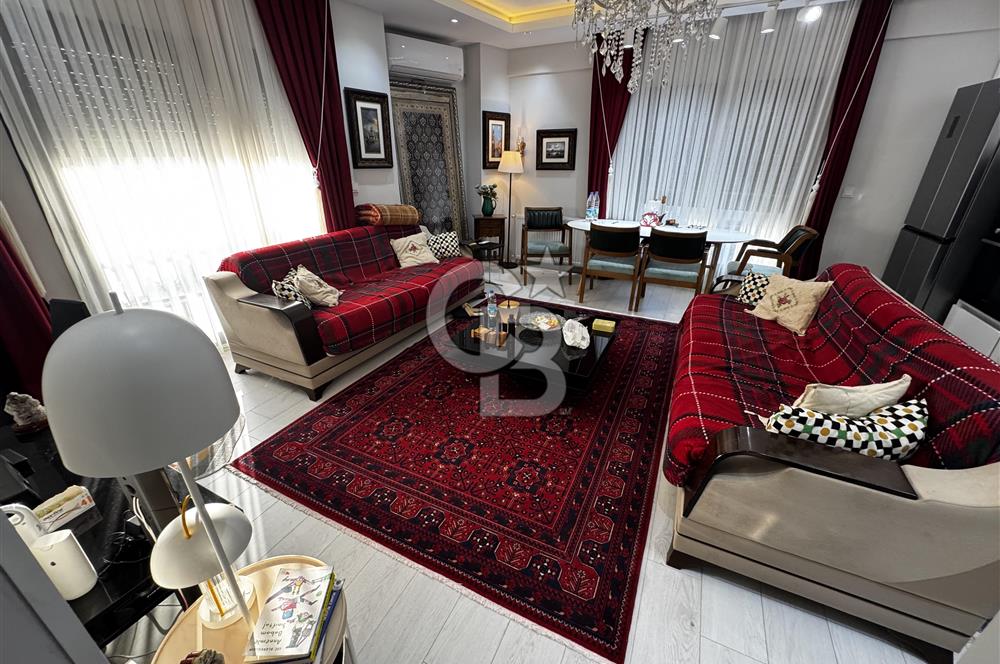 KARŞIYAKA İMBATLI MH GRAND CORNER EŞYALI  2+1 SATILIK DAİRE CB PH