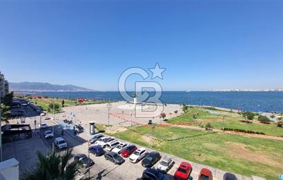 Alsancak Kordon'da Deniz Manzaralı, Tadilatlı 3+1 Kiralık Daire