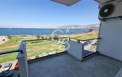 Alsancak Kordon'da Deniz Manzaralı, Tadilatlı 3+1 Kiralık Daire