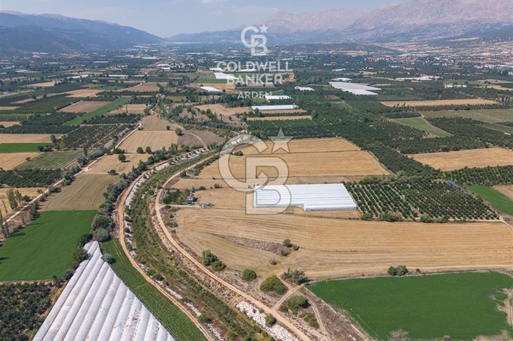 ANTALYA ELMALI ÇAYBAŞI’NDA CB ARDEN DEN SATILIK TARLA 10.650 m² tarla– 5.300 m² ‘si KURULU SERA + EV