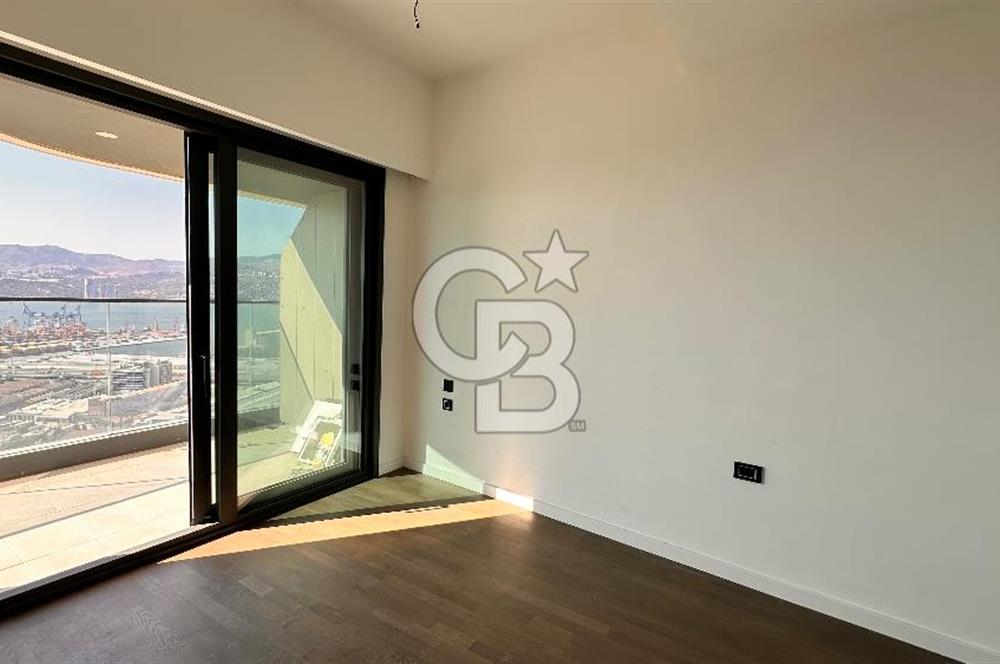 FOLKART VEGA'DA FULL DENİZ MANZARALI BALKONLU 1+1 KİRALIK DAİRE