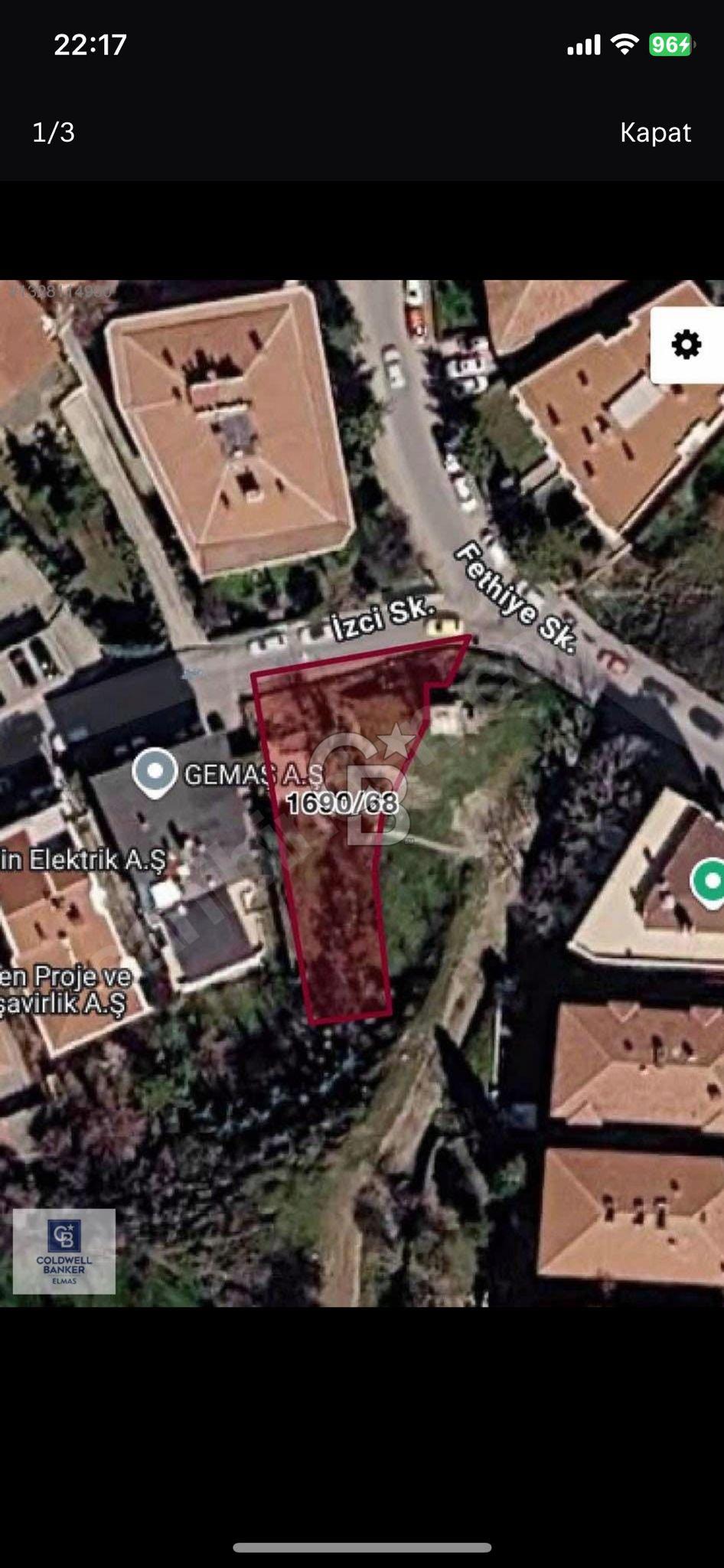 FİLİSTİN CADDESİNE 100M MESAFEDE SATILIK 683M2 ARSA