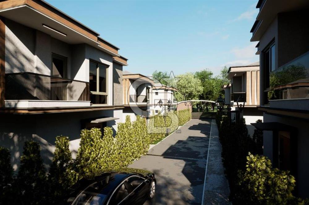 EVONADAN EMİRALEMDE MÜSTAKİL OTOPARK, BAHÇELİ SİTE İÇİ 3+1 VİLLA