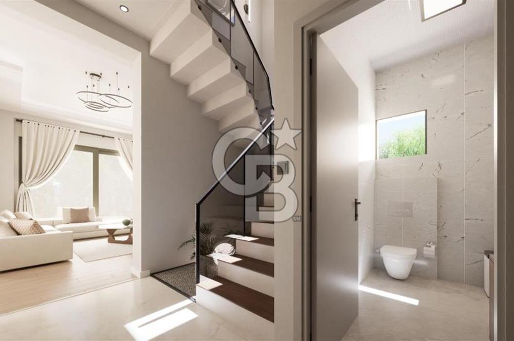 EVONADAN EMİRALEMDE MÜSTAKİL OTOPARK, BAHÇELİ SİTE İÇİ 3+1 VİLLA