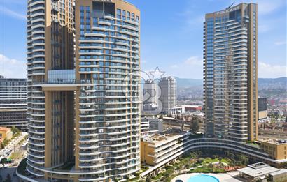 FOLKART VEGA'DA FULL DENİZ MANZARALI BALKONLU 1+1 KİRALIK DAİRE