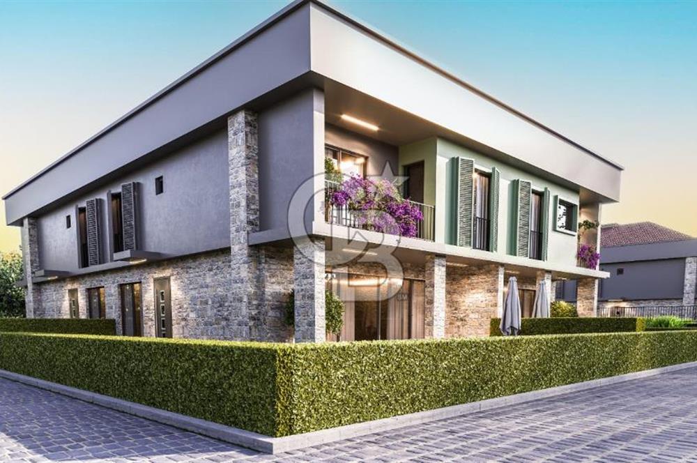 ÇANAKKALE ÇINARLI'DA BUTİK SİTEDE 4,5+1 KİRALIK VİLLA