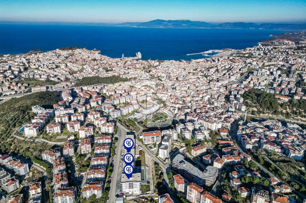 Kuşadası İkiçeşmelik te havuzlu sitede satılık 2+1 daire