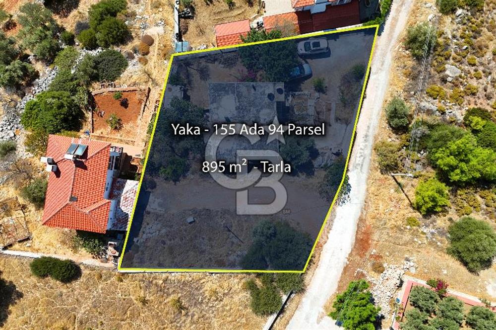 DATÇA YAKADA DENİZ GÖREN, 895 M² PARSELDE 1/3 HİSSE FIRSATI