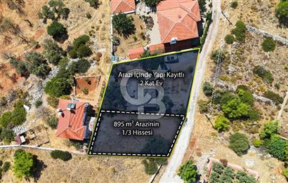 DATÇA YAKADA DENİZ GÖREN, 895 M² PARSELDE 1/3 HİSSE FIRSATI