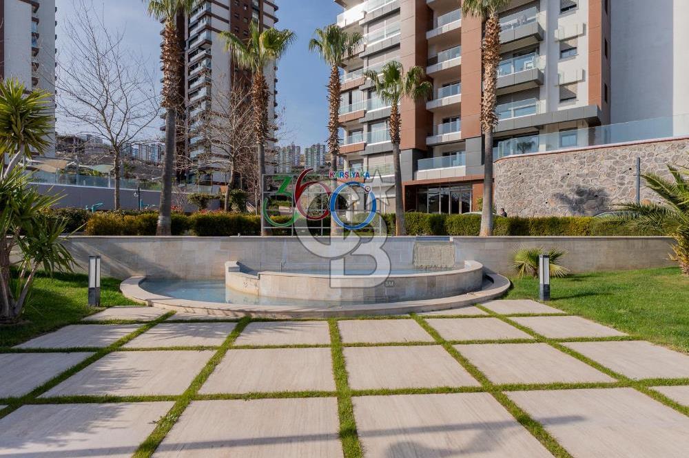 Karşıyaka 360 Sitesi nde 1+1 Eşyalı Kiralık Daire