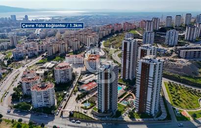 Karşıyaka 360 Sitesi nde 1+1 Eşyalı Kiralık Daire