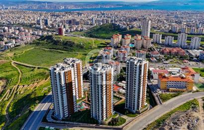 Karşıyaka 360 Sitesi nde 1+1 Eşyalı Kiralık Daire