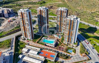 Karşıyaka 360 Sitesi nde 1+1 Eşyalı Kiralık Daire