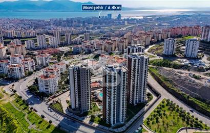 Karşıyaka 360 Sitesi nde 1+1 Eşyalı Kiralık Daire