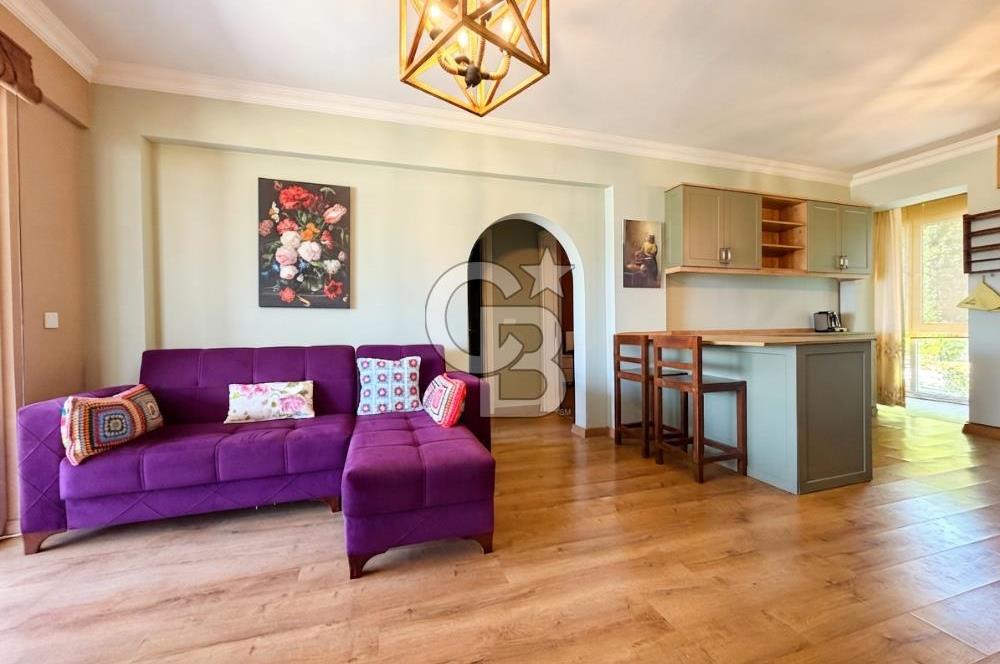 Bodrum Boğaziçi, Satılık, Eşyalı, 2+1 Geniş Bahçe Katı daire