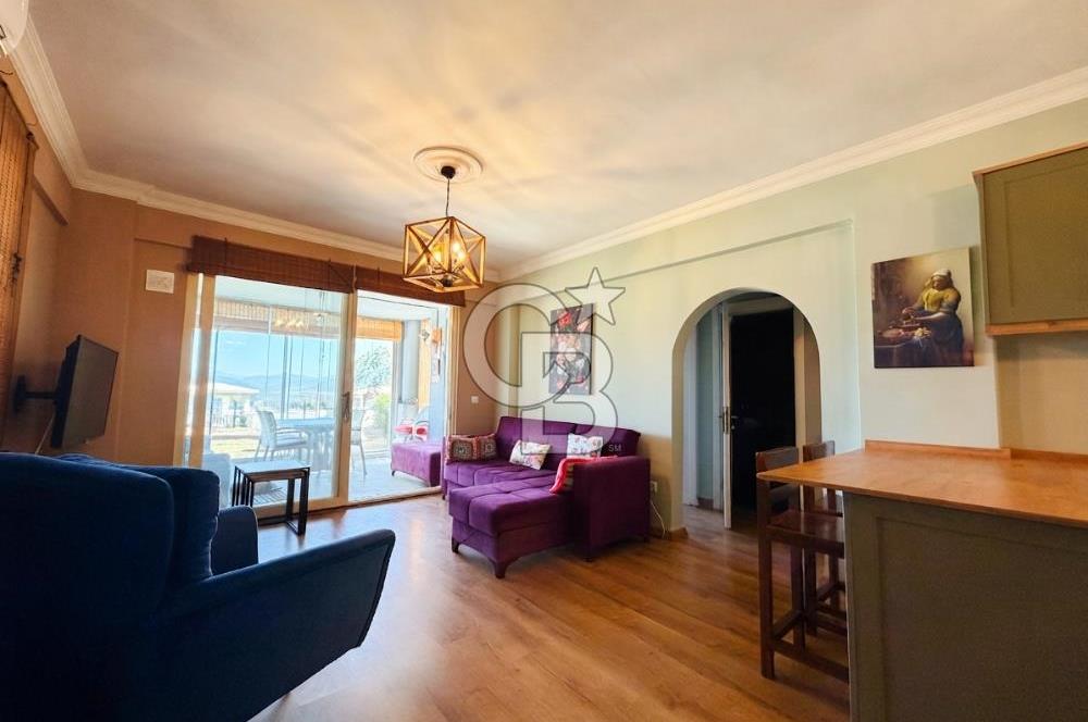 Bodrum Boğaziçi, Satılık, Eşyalı, 2+1 Geniş Bahçe Katı daire