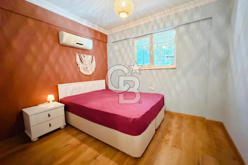 Bodrum Boğaziçi, Satılık, Eşyalı, 2+1 Geniş Bahçe Katı daire