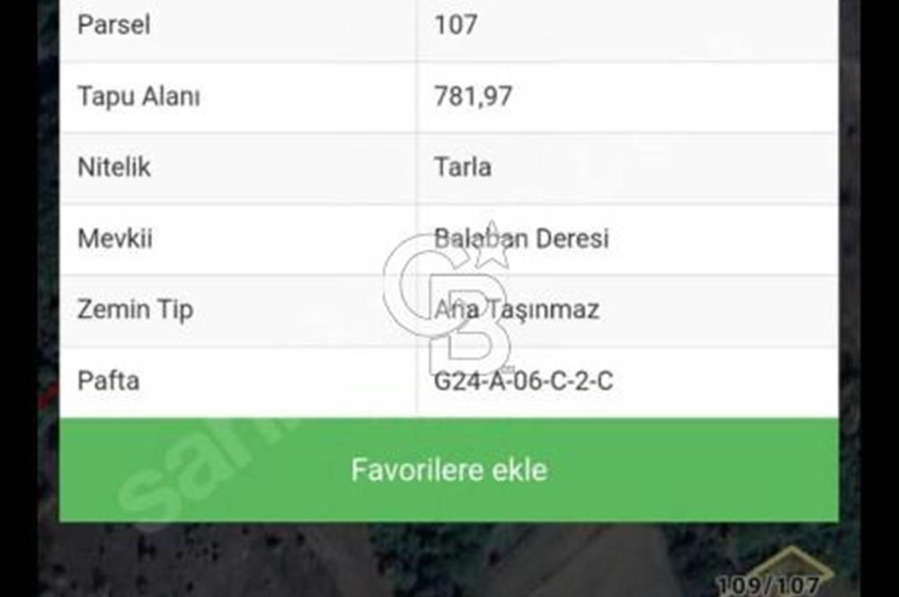 KANDIRADA YATIRIMLIK SATILIK VERİMLİ TARLA
