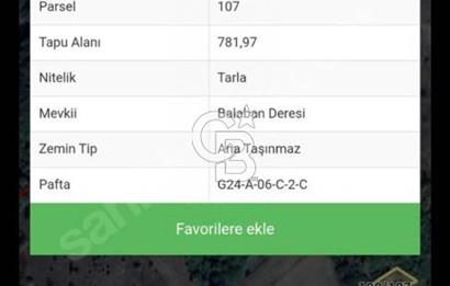 KANDIRADA YATIRIMLIK SATILIK VERİMLİ TARLA