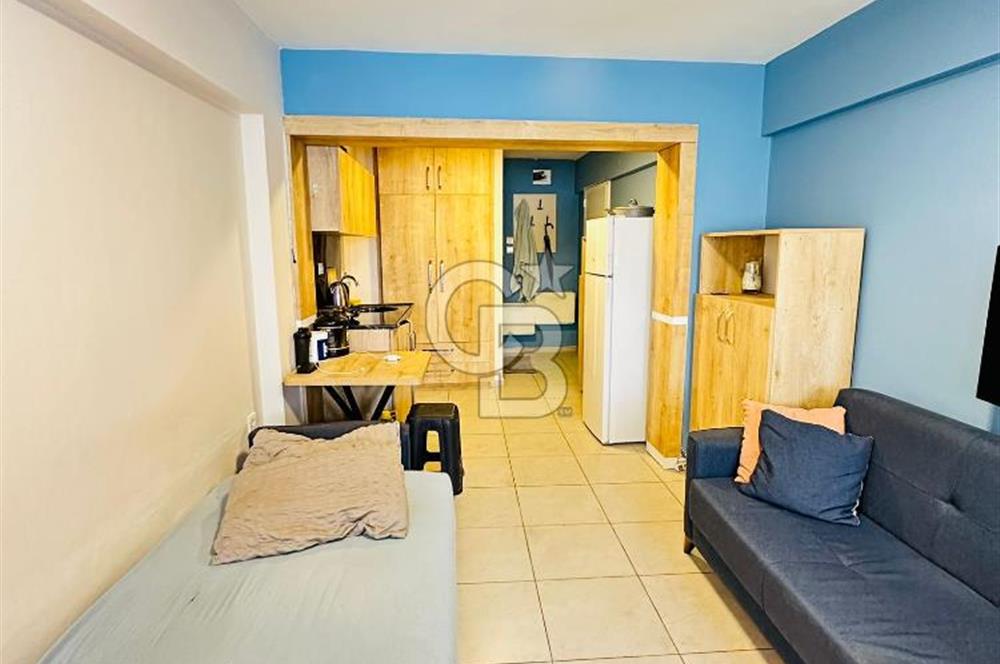 Karşıyaka Çarşı’da İskeleye 3 DK | Eşyalı 1+0 Stüdyo | 35 m²