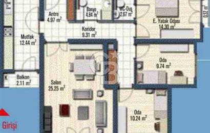 Mavişehir Soyak A Deniz Havuz Peyzaj Satılık 3+1 134 m² Daire