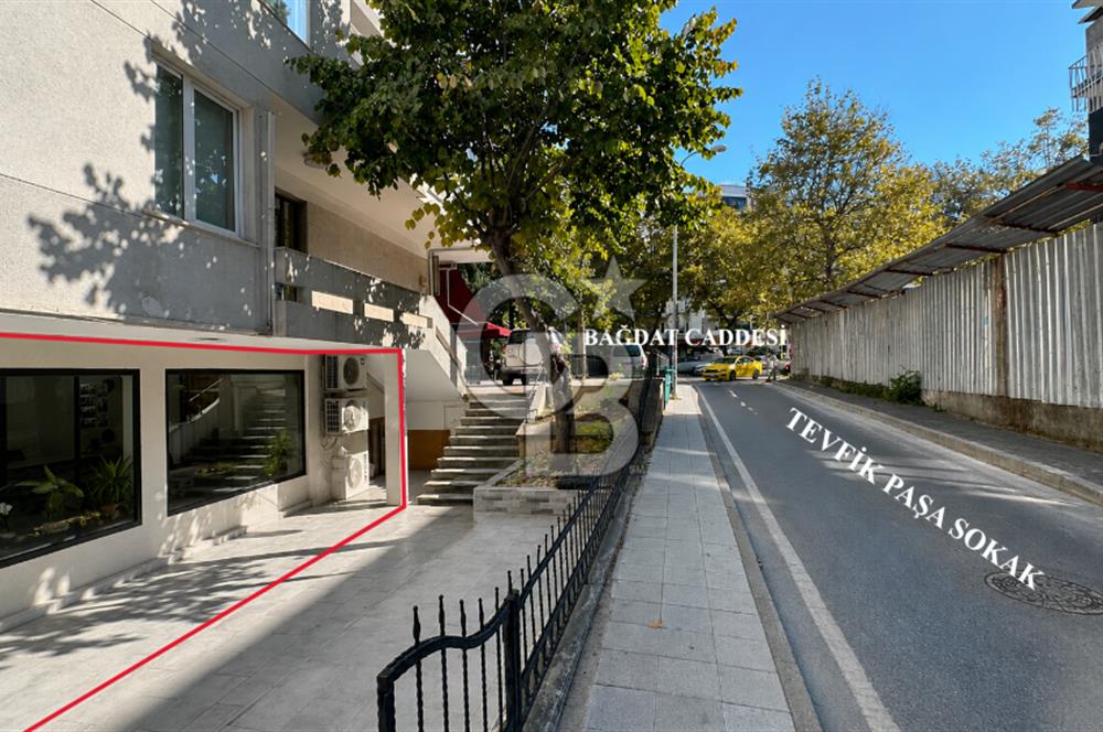BAĞDAT CADDESİ'NDE 1. BİNADA , KÖŞE KONUMLU ,ÖN KULLANIMLI 75M2