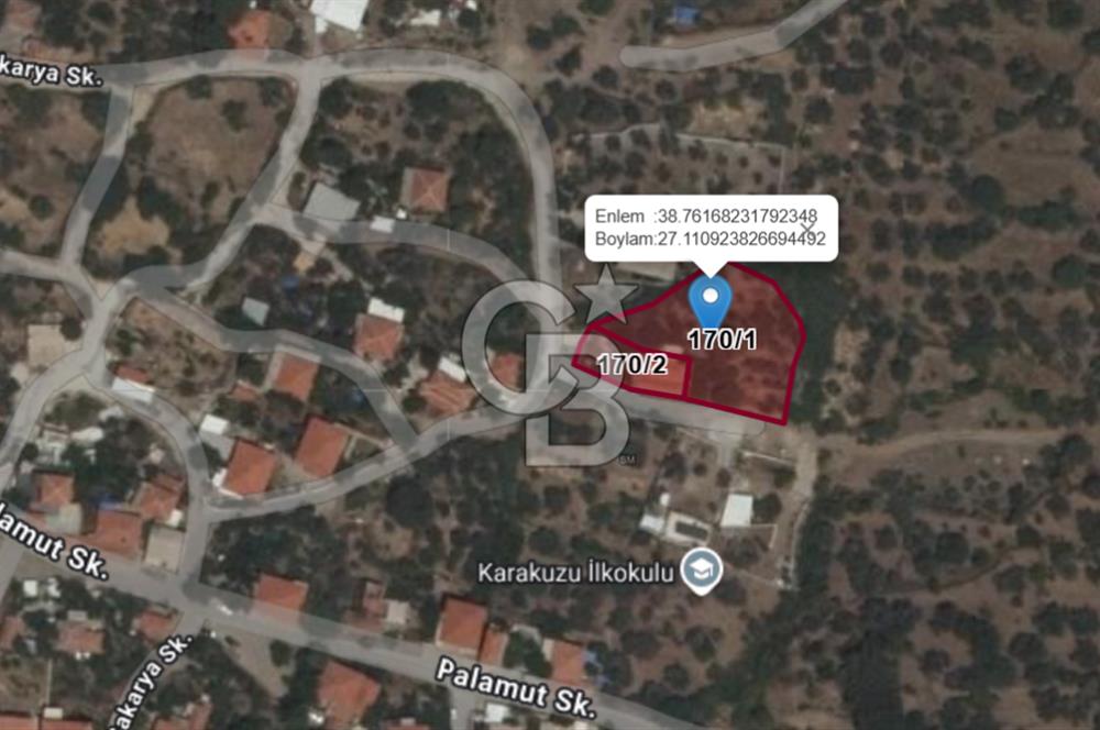 Karakuzu'da 5 villalık %50 imarlı 1562 m2 satılık fırsat arsa