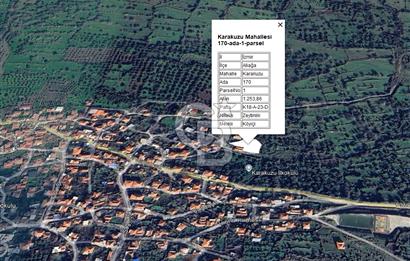 Karakuzu'da 5 villalık %50 imarlı 1562 m2 satılık fırsat arsa