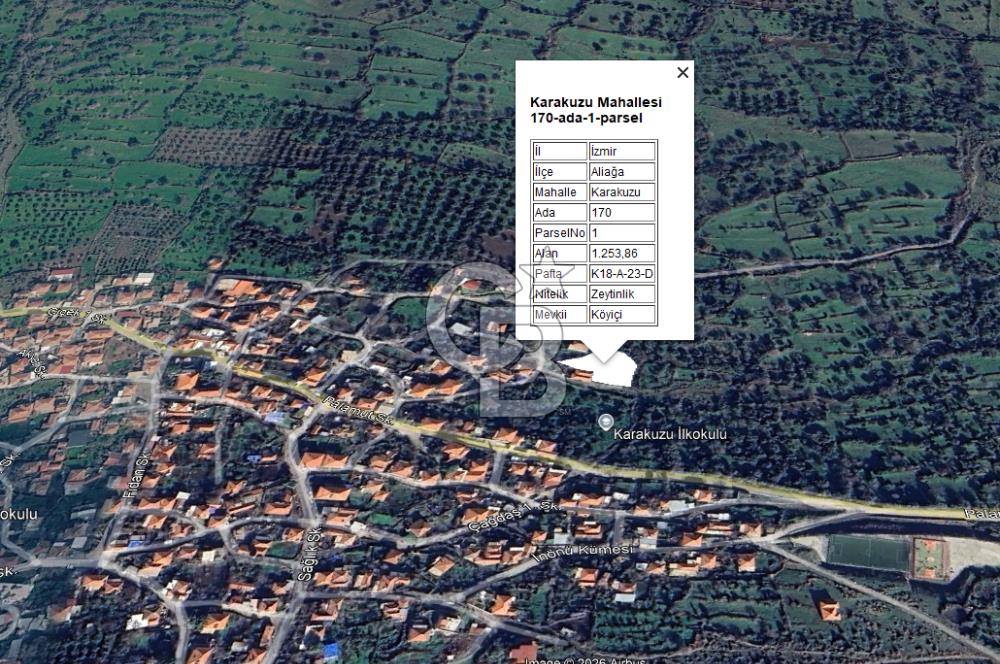 Karakuzu'da 5 villalık %50 imarlı 1562 m2 satılık fırsat arsa