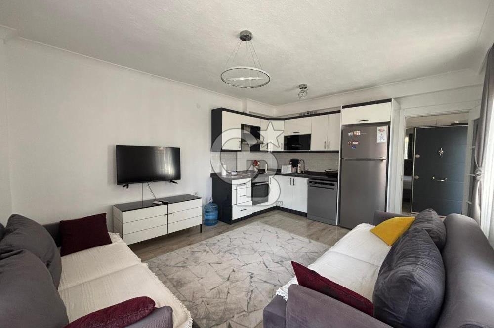 Datça Merkez'de Kiralık 1+1 Geniş Verandalı Eşyalı Daire
