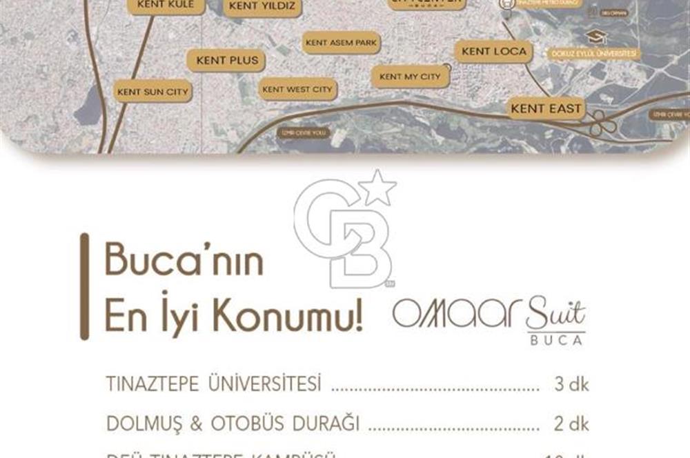 OMAAR SUİTE'S SATILIK 1+1 DAİRE MUHTEŞEM MANZARALI