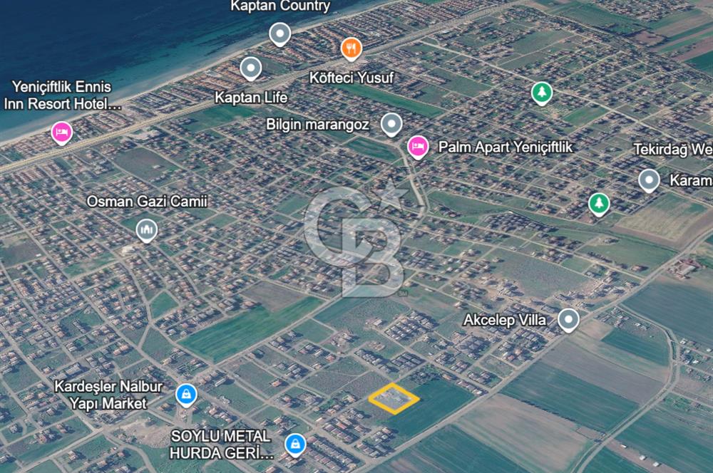 Tekirdağ Yeniçiftlikte İmarlı Kat İrtifaklı Satılık Fırsat Arsa