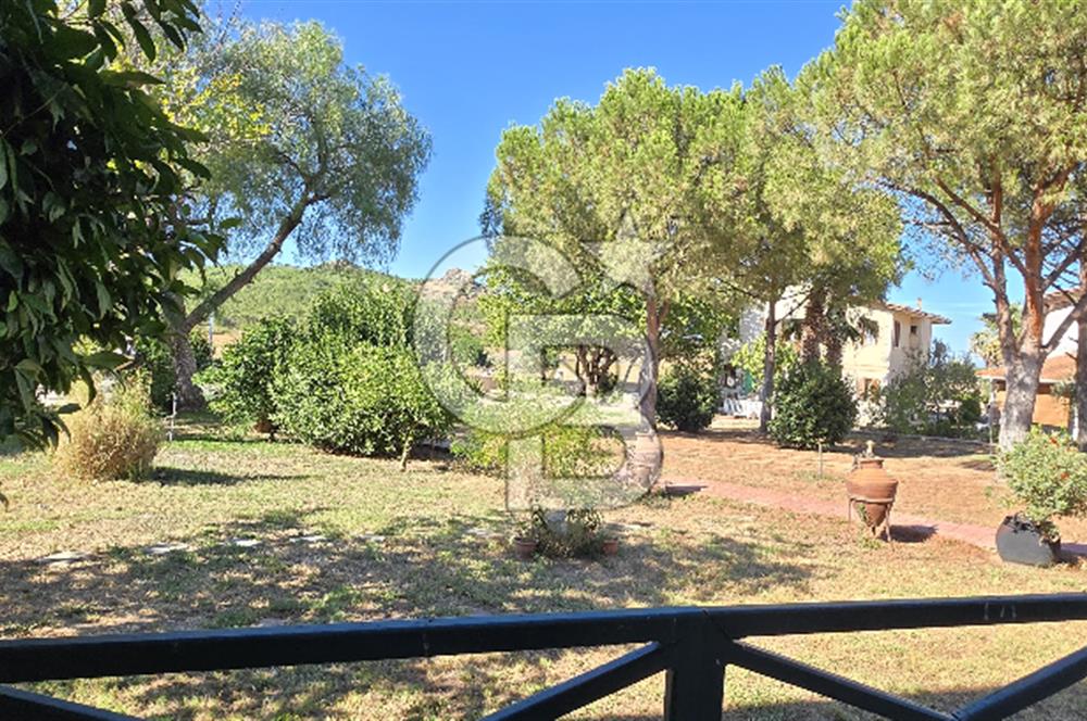 Cunda Üstünkent Sitesinde Özel Plajlı, Geniş Bahçeli Villa