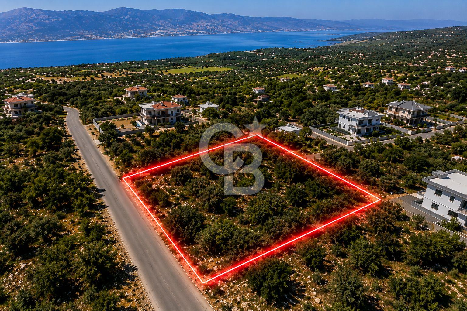 AYDIN DİDİM AKYENİKÖYDE BAFA GÖLÜ MANZARALI SATILIK İMARLI ARSA