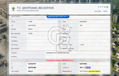 KÜLLÜ BUSEM GERİ DÖNÜŞÜMCÜLER SİTESİNDE SATILIK ARSA