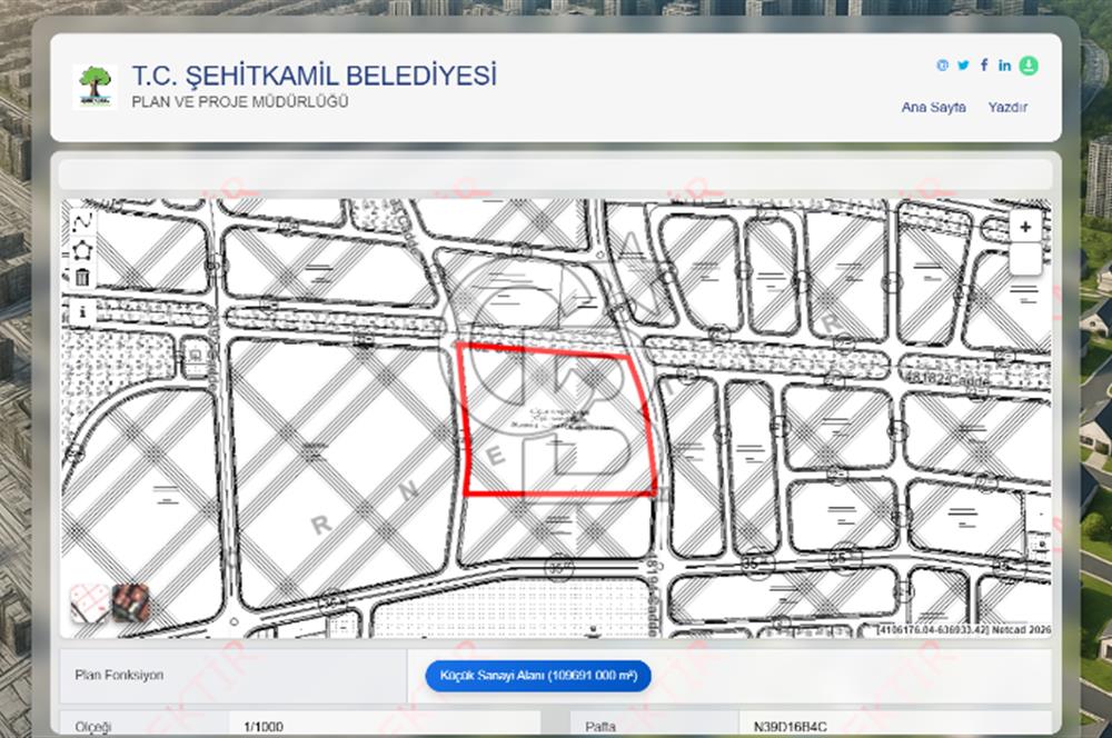 KÜLLÜ BUSEM GERİ DÖNÜŞÜMCÜLER SİTESİNDE SATILIK ARSA