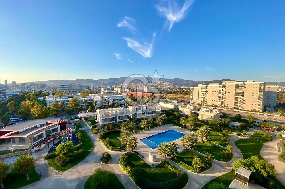 Narova 2. Etap' da Full Eşyalı Havuz Manzaralı Kiralık 1+1 Daire