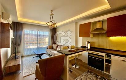 Narova 2. Etap' da Full Eşyalı Havuz Manzaralı Kiralık 1+1 Daire