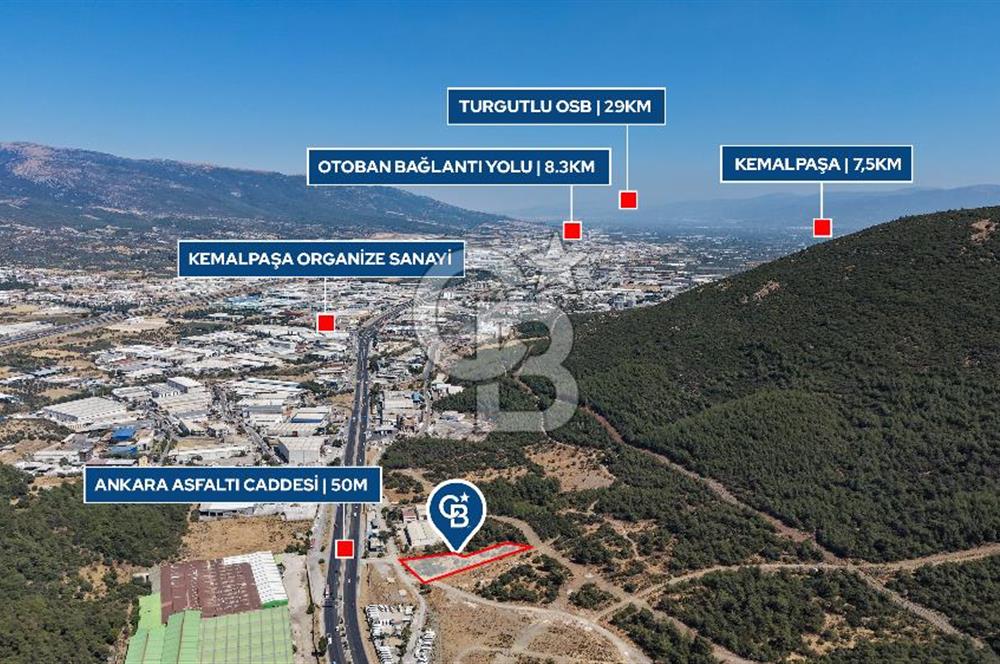 Kemalpaşa OSB’de Satılık Sanayi İmarlı Arsa