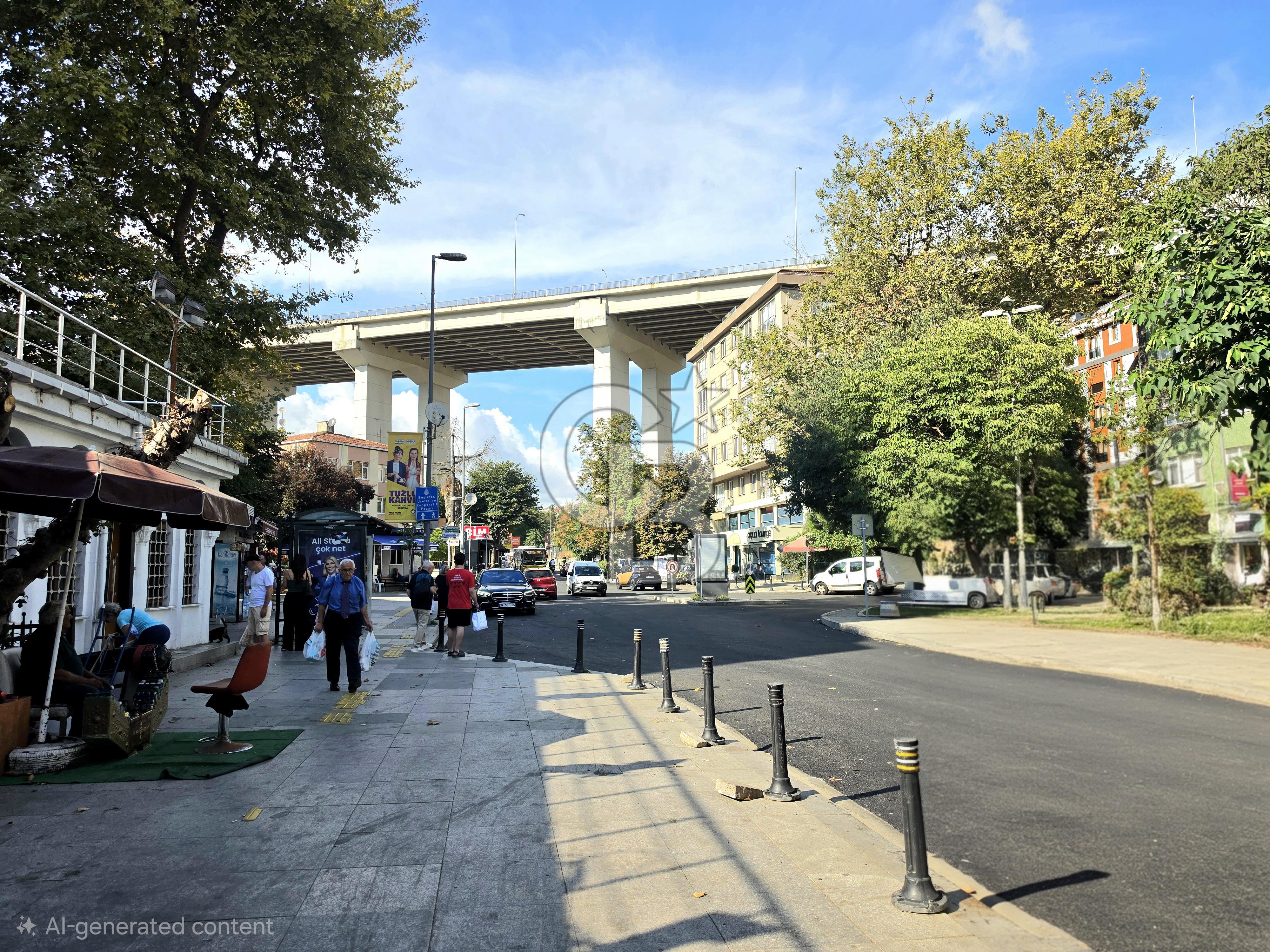 Ortaköy Tam Merkezde Köprü Manzaralı Çift Cephe 2+1