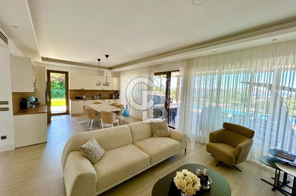 Yalıkavak SebaTaş Evler TekKat 4+1 Deniz Manzaralı Havuzlu Villa
