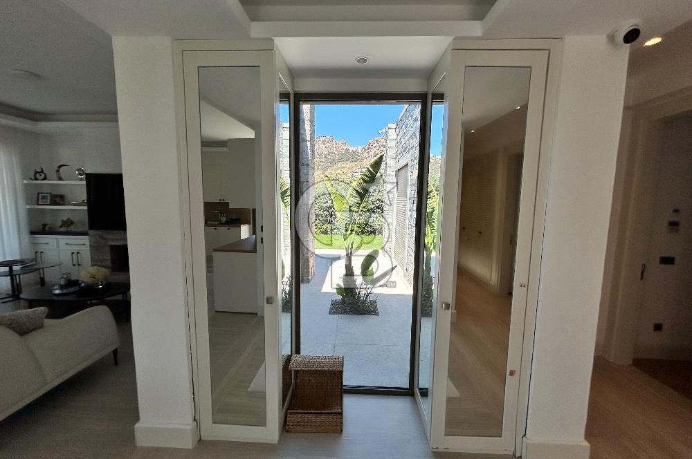 Yalıkavak SebaTaş Evler TekKat 4+1 Deniz Manzaralı Havuzlu Villa