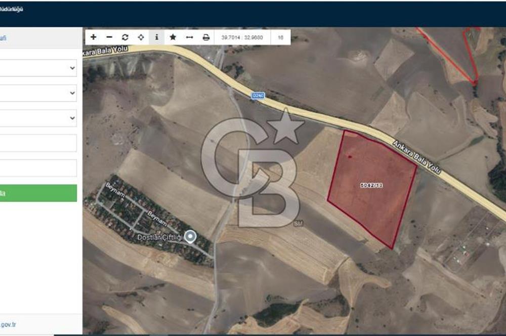 Beynam Ormanlarına Komşu Ankara Bala Yolu Üzerinde Satılık 500 m2 Hisse