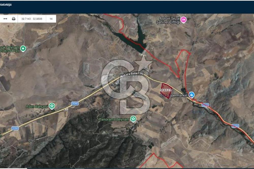 Beynam Ormanlarına Komşu Ankara Bala Yolu Üzerinde Satılık 500 m2 Hisse