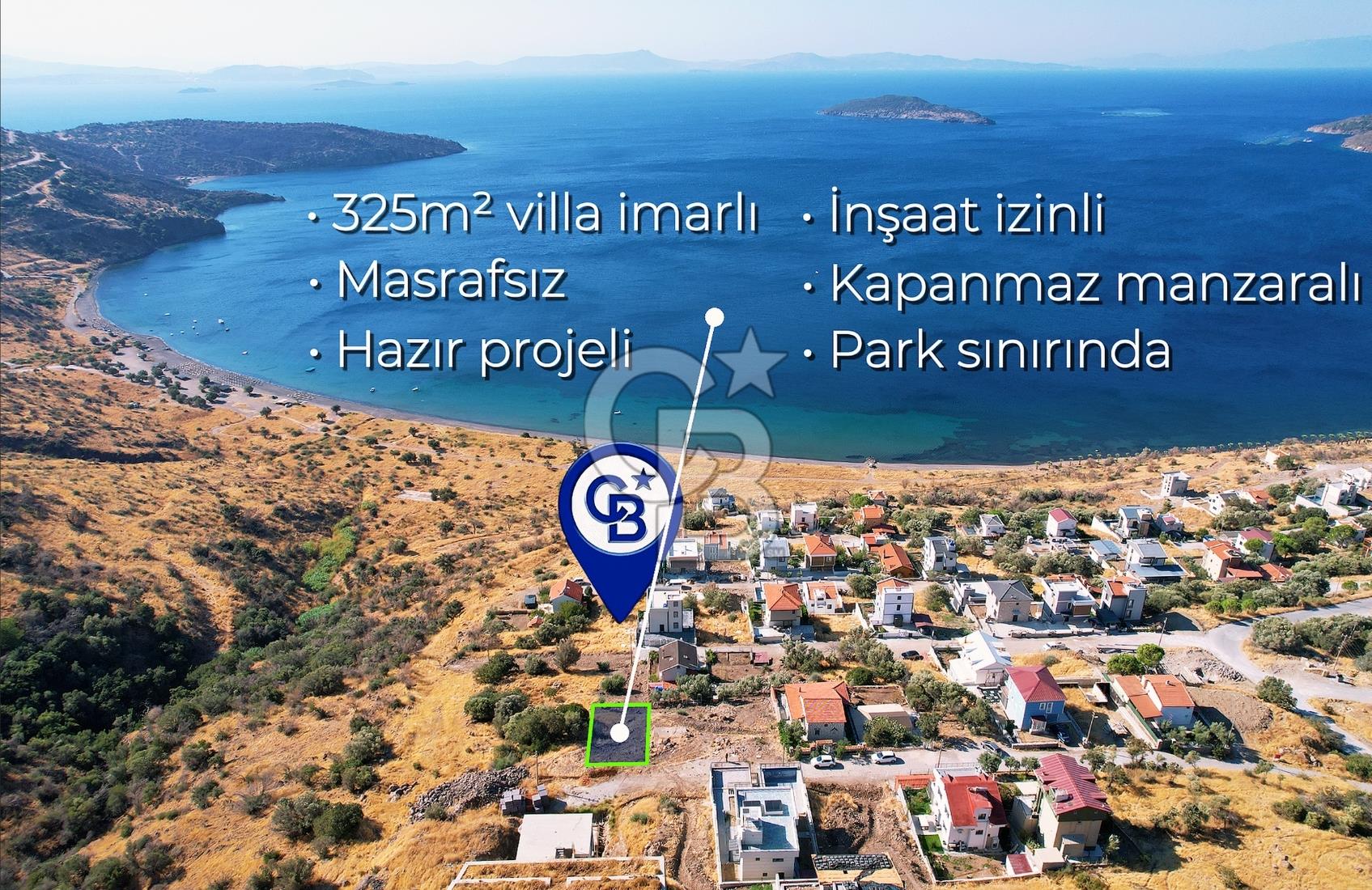 Çandarlı Bimeyko'da Hazır Projeli Ruhsatlı 325m2 Satılık Arsa