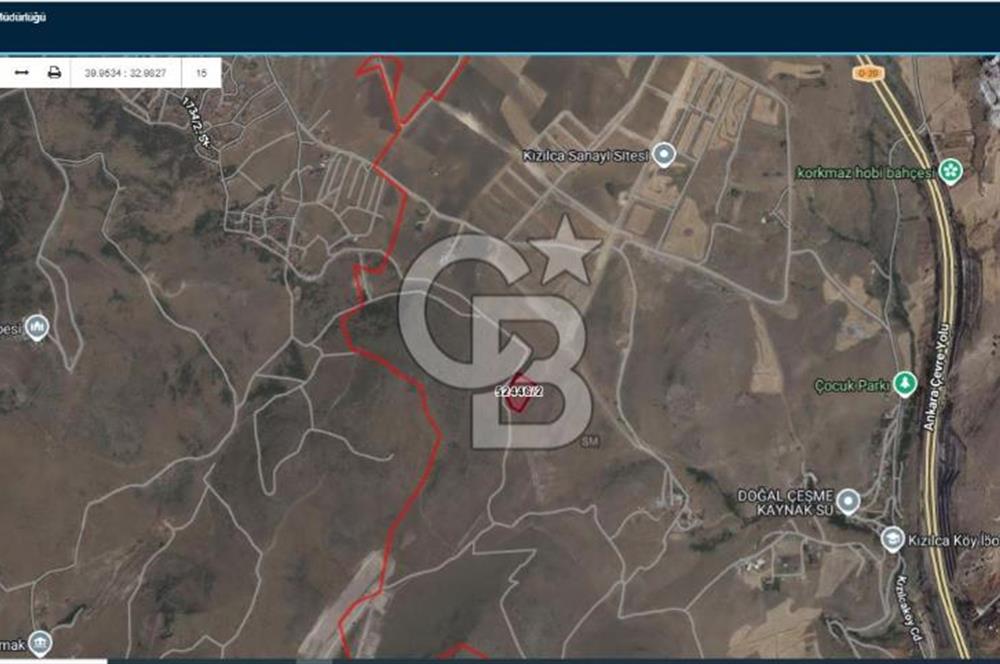 CB Referans’dan … Mamak Kızılca’da Yatırımlık 491 m2 Sanayi Arsası …