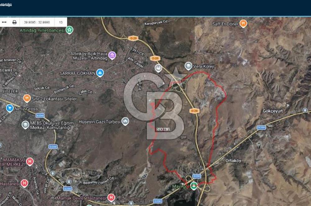 CB Referans’dan … Mamak Kızılca’da Yatırımlık 491 m2 Sanayi Arsası …