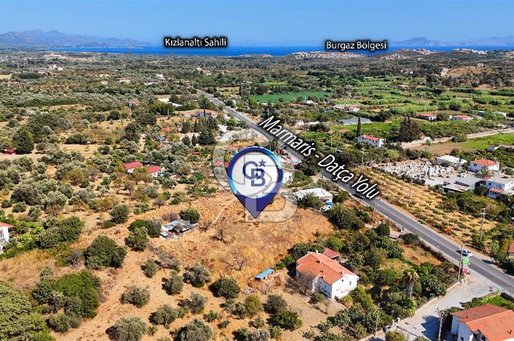 Datça Reşadiye'de İmar Sınırında 3.480 m² Bademlik
