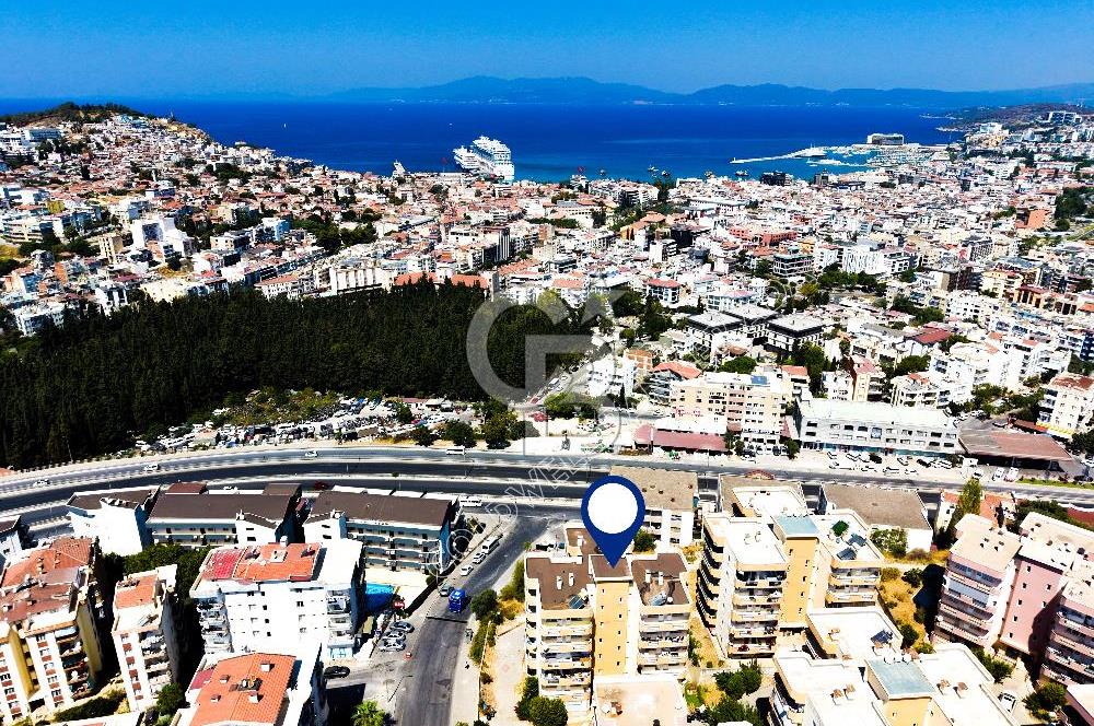 Kuşadası İkiçeşmelik te deniz manzaralı kiralık 2+1 daire